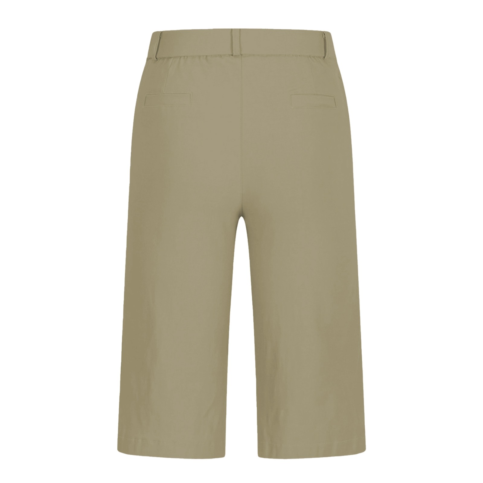 thumbnail image 4 of Leggings de sarga elásticos de cinco octavos para mujer: pantalones informales de pierna recta, cómodos para el uso diario, disponibles en colores lisos., 4 of 5